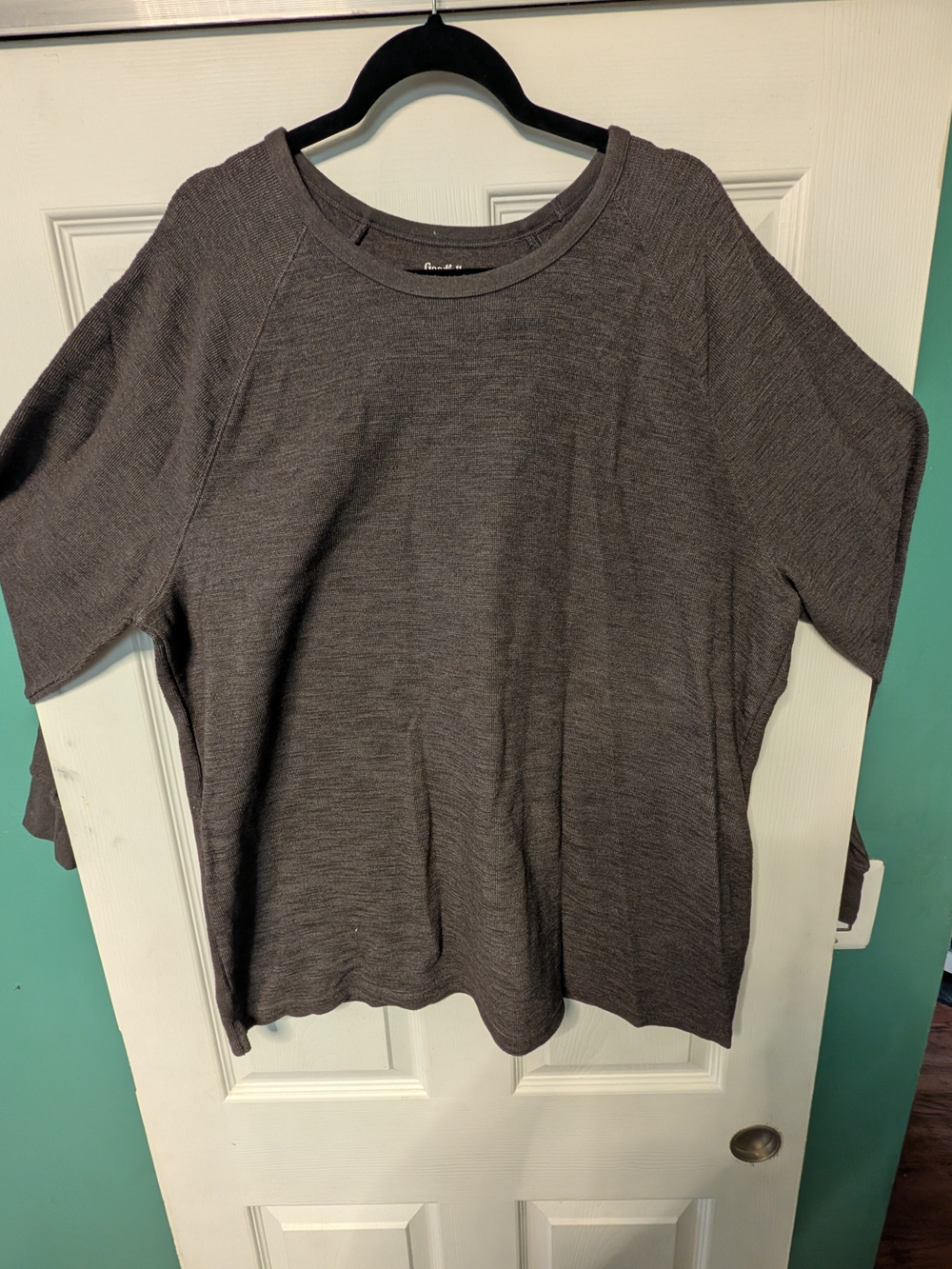 Goodfellow & Co Charcoal Short-Sleeve Crewneck Sweatshirt